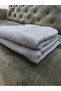 100% Cotton Knitted Patterned Sofa Cover 1 Piece for Sofa - 2