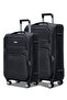 Prestige Premium Nylon Expandable 2PCS Set (20/24 Inch) Luggage, Soft Material, Lightweight, Combination Lock, Suitcase
