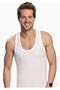 Tutku-Men's White 6-Piece Undershirt 100% Cotton New Season