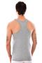 Tutku-Men's Gray 12-Piece Sports Singlet 0118