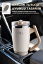Fika Lumi Patented Leak-Proof Double Spout Steel Thermos with Rotating Handle 950 ml - Beige - 2