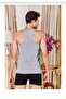 Tutku-1029 Men's Elastane Sports Athlete Singlet Single