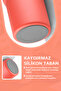 Fika Lumi Patented Leak-Proof Double Spout Steel Thermos with Rotating Handle 950 ml - Red - 8