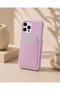 iPhone 13 Pro Max (6.7 Inch) Compatible Leather Phone Case with Open Sides, Frameless Slim Design, Card Holder Compartment and Card Holder - 3