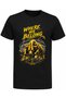 Where We Belong Ve Boğa Printed Cotton Children's T-Shirt in Yellow and Navy Blue Colors