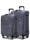 Prestige Premium Nylon Expandable 2PCS Set (20/24 Inch) Luggage, Soft Material, Lightweight, Combination Lock, Suitcase