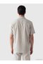 Lcwaikiki Classic Brown Regular Fit Striped Poplin Men's Shirt - 3
