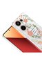 Xiaomi Redmi Note 13 Pro 4g Case Floral and Bow Pattern with Camera Raised Omsy Premium - 7
