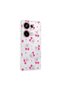 Xiaomi Redmi Note 13 Pro 4g Case Flower and Bow Pattern Camera Raised Brsa Premium - 5