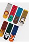 Mixed Animal Figured Boys' Socks 7-Pack (W6) - 2