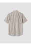 Lcwaikiki Classic Brown Regular Fit Striped Poplin Men's Shirt - 6