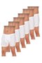 105 Men's Modal Boxer Shorts White 6 Pieces