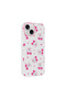iPhone 15 Case Flower and Bow Pattern with Camera Raised Brsa Premium - 7