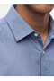 Lcw Vision Indigo Regular Fit Linen Blend Men's Shirt - 3