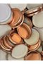 Set of 6 Glass Jar Lids Decorative Colored Lids Standard Size 82 mm - 3