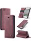 حافظة محفظة CaseMe لهاتف Apple iPhone 5s / iPhone SE/iPhone 5، غطاء قلاب من الجلد الصناعي الفاخر بتصميم ريترو