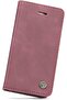 حافظة محفظة CaseMe لهاتف Apple iPhone 5s / iPhone SE/iPhone 5، غطاء قلاب من الجلد الصناعي الفاخر بتصميم ريترو - 2