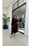 Bitter Brown Belted Trench Coat - 3