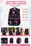 School Backpack Flamingo Bat Sponge Back Support Student Daily Bag 38X28X14 cm - 2
