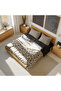 Golden Leopard - Leopard Pattern Double Hybrid Duvet Cover Set - Without Sheets