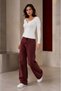 Women's Square U-Neck Low-Cut Ribbed Camisole Blouse 96% Cotton Stretchy Long Sleeve Basic Slim Fit Blouse - 6