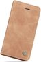 حافظة محفظة CaseMe لهاتف Apple iPhone 5s / iPhone SE/iPhone 5، غطاء قلاب من الجلد الصناعي الفاخر بتصميم ريترو - 2