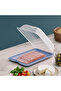 Covered Deli and Serving Storage Container Presentation Tray with Jar - 4