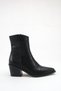 Women's Heeled Boots Black Skin - 6