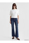 Two Mt Shop Quality Lcw Vision White Combed Cotton Plain Narrow & Slim Short Sleeve Women's T-Shirt - 2