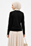 Button Detailed Sweater Ns-27K203 Black - 2
