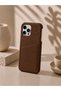 iPhone 16 Pro Max (6.9 Inch) Compatible Leather Phone Case with Open Sides, Frameless Slim Design, Card Holder Compartment, and Card Holder