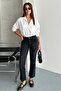 Women's Cut-Off Hem Distressed Jean Trousers - 5