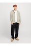 Jjecorp Logo Sweat Zip Hood Noos Beige Men's Sweatshirt 12265177 - 5