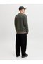 Jcoclub Branding Sweat Crew Neck Khaki Men's Sweatshirt 12300460 - 2