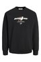 Jcoclub Branding Sweat Crew Neck Black Men's Sweatshirt 12300460 - 2