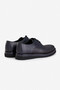 Real Leather Lace-Up Navy Blue Men's Classic Shoes Say2001500038 - 4