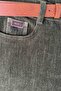 Women's Khaki Winter Belted Spanish Flare Trousers with Logo and Stone Detail - 5