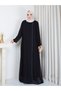 Plus Size Dress with Stone and Pearl Embellishments