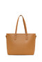 Women's Beige Long Strap Printed Classic Shoulder Bag Ab150012Sk - 3