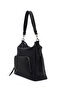 Women's Black Long Strap Shoulder Bag Ab100026Sf - 5