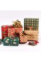 Christmas Wrapping Paper, 6 Sheets Holiday Gift Wrap Contain Red & Green with Packaging Tools, Wrapp - 2