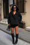 Women's Detachable Hooded Water-Repellent Oversized Trench Coat - 2
