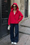 Women's Detachable Hooded Water-Repellent Oversized Trench Coat - 3