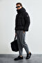 Enjoy Goose Feather Men's Coat Black - 3
