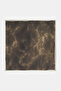 Abstract Pattern Silk Scarf Khaki