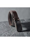 Genuine Leather Brown Men's Automatic Belt 3.5 cm