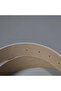 Genuine Leather Men's Beige Sports Belt 3.5 cm - 4