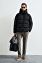 Tommy Goose down Men's Coat Black
