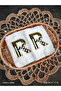 Checkered R Letter Kitchen Towel Set of 2 (30X50) - 5