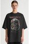 Ironmaiden Rock Metal Music Band Printed Unisex Oversize Premium T-Shirt - 2